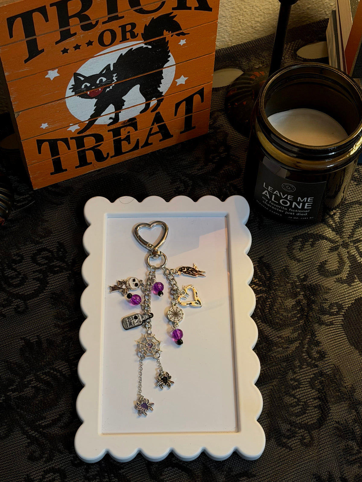 Spider Silver Charm 2