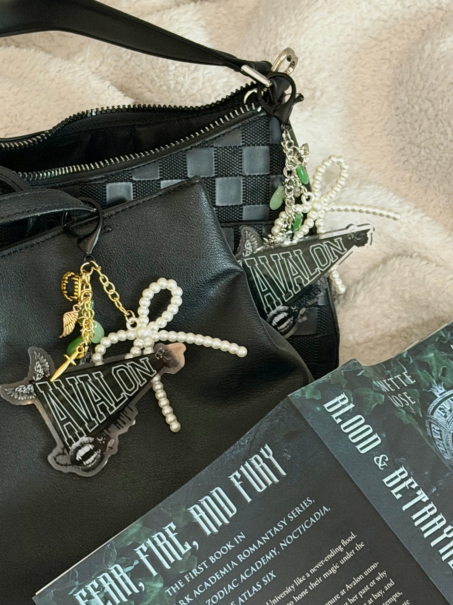 Gold Avalon Bag Charm