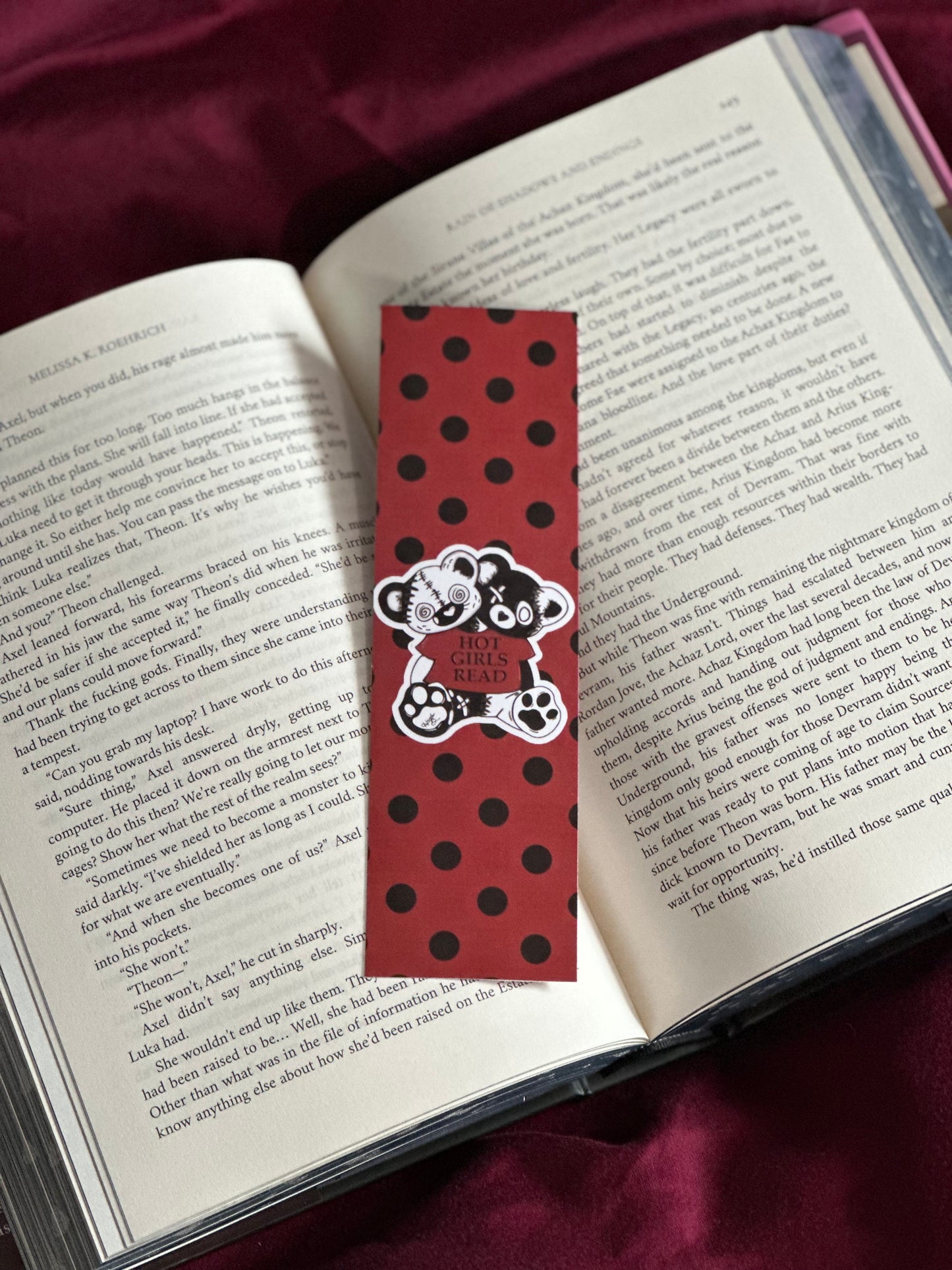 Hot Girls Read Bookmark