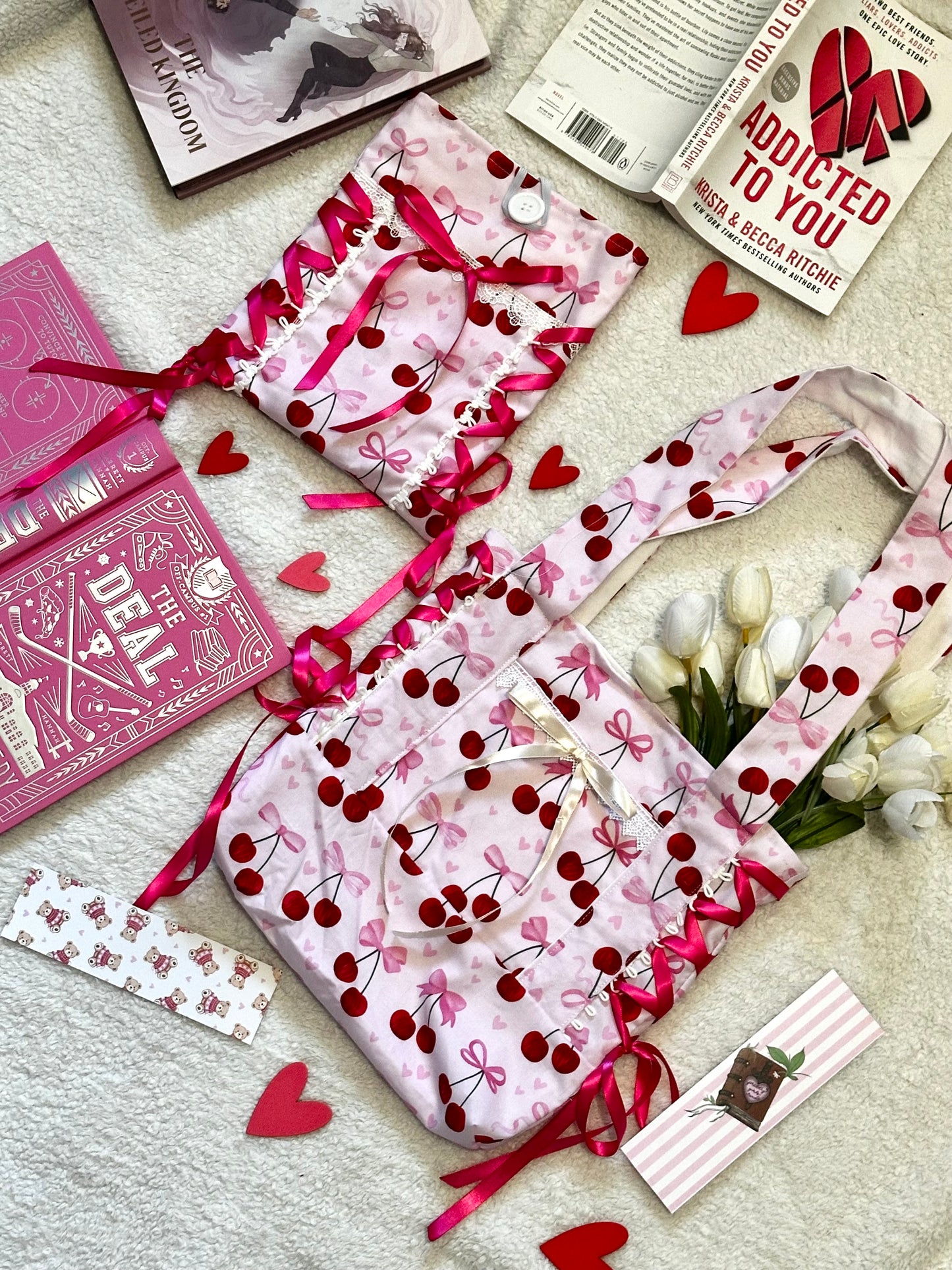 Cherry Bound Book Sleeve