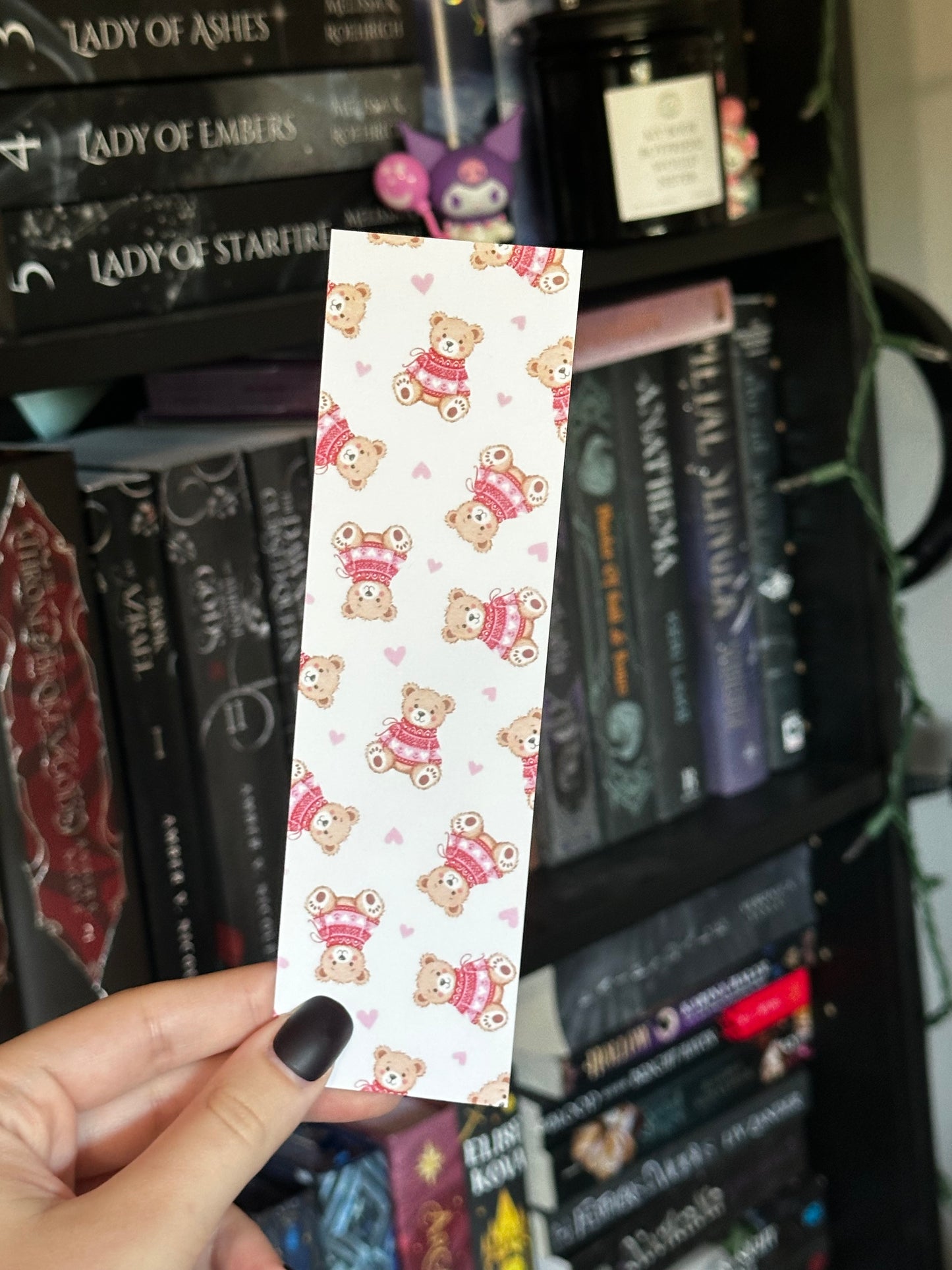 Valentines Teddy Bookmark
