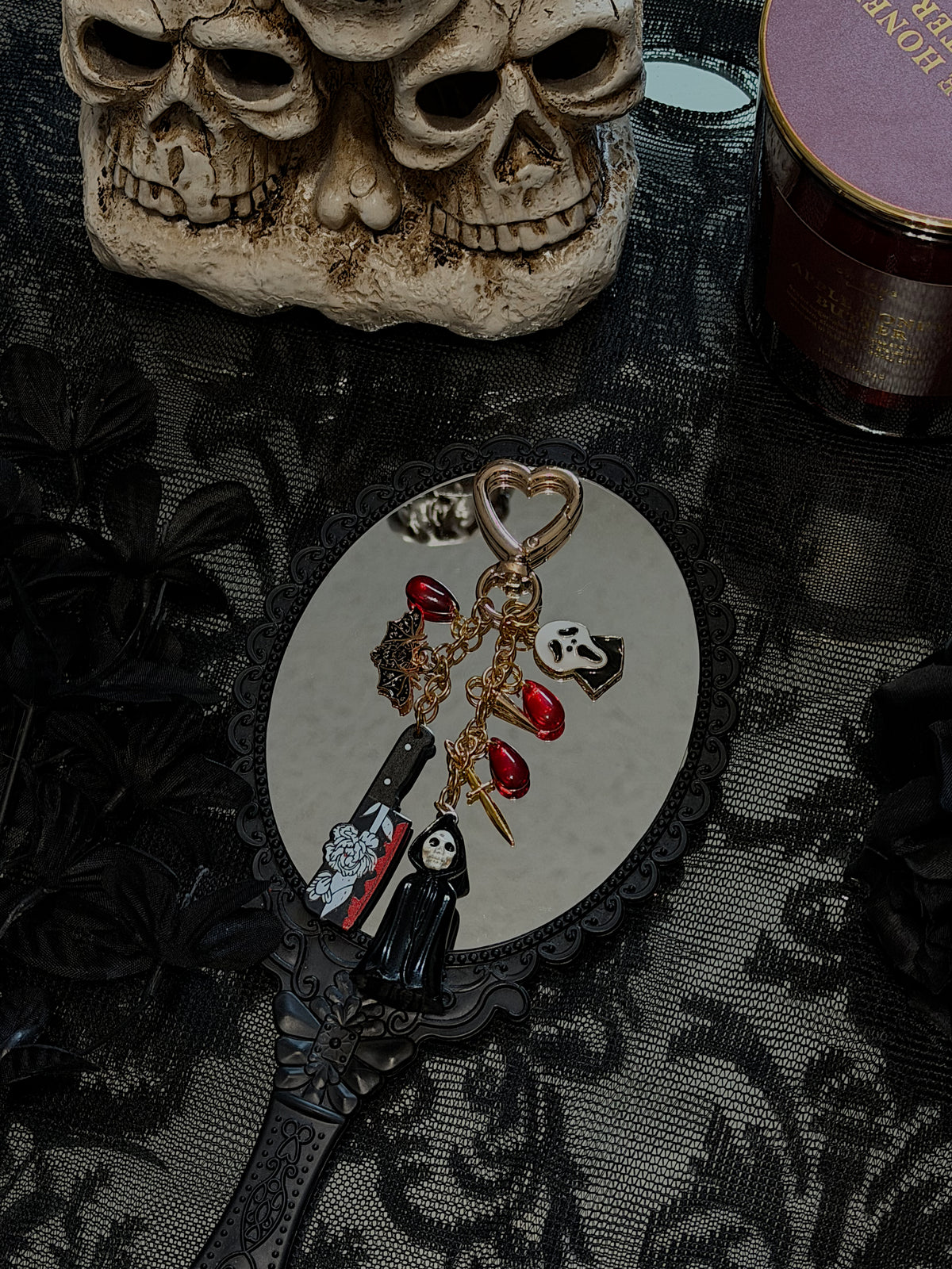 Grim Reaper Gold Charm