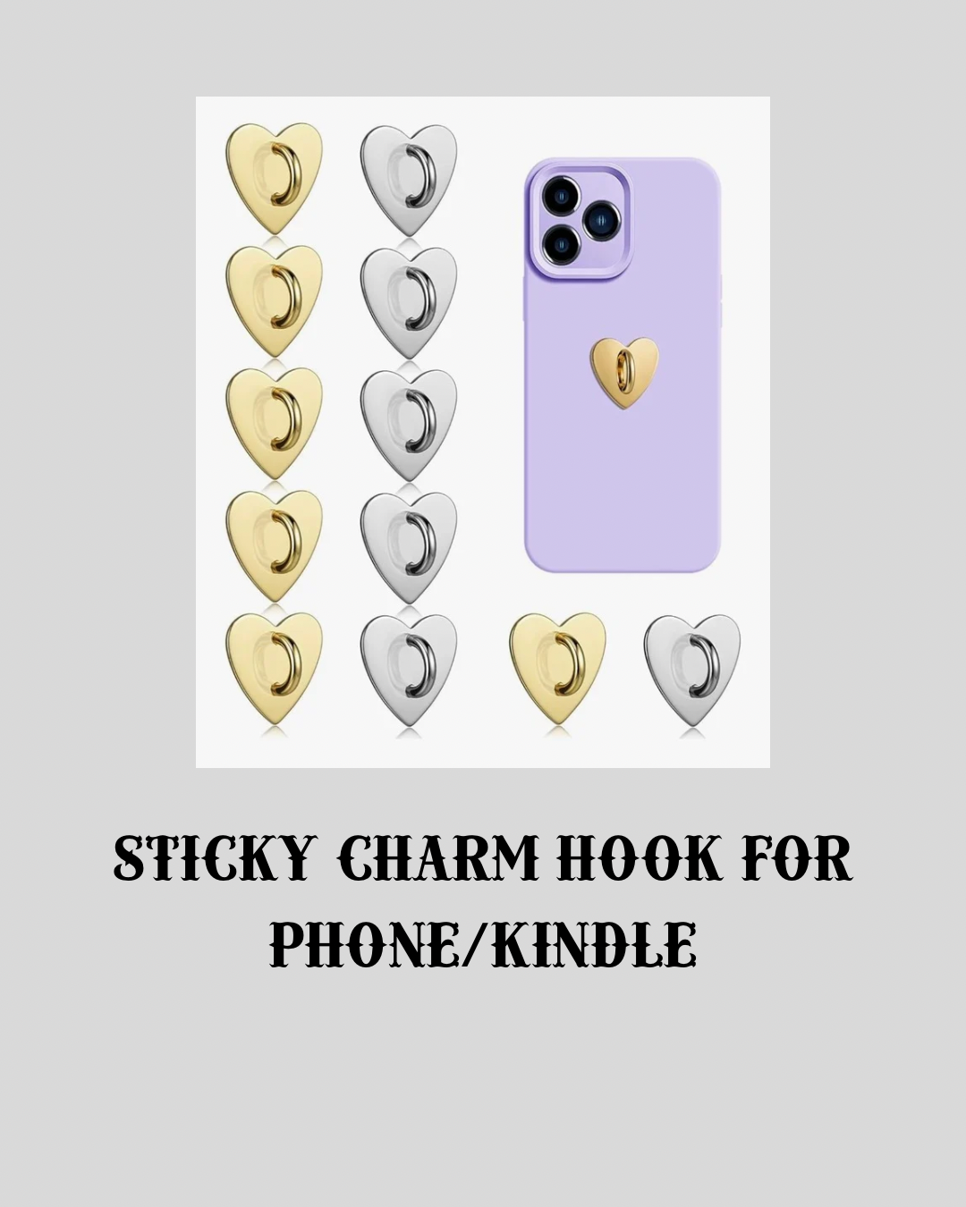 pretty girls read charm (gold)