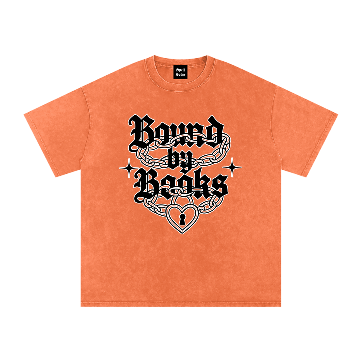 Bound by Books Orange Unisex T-Shirt