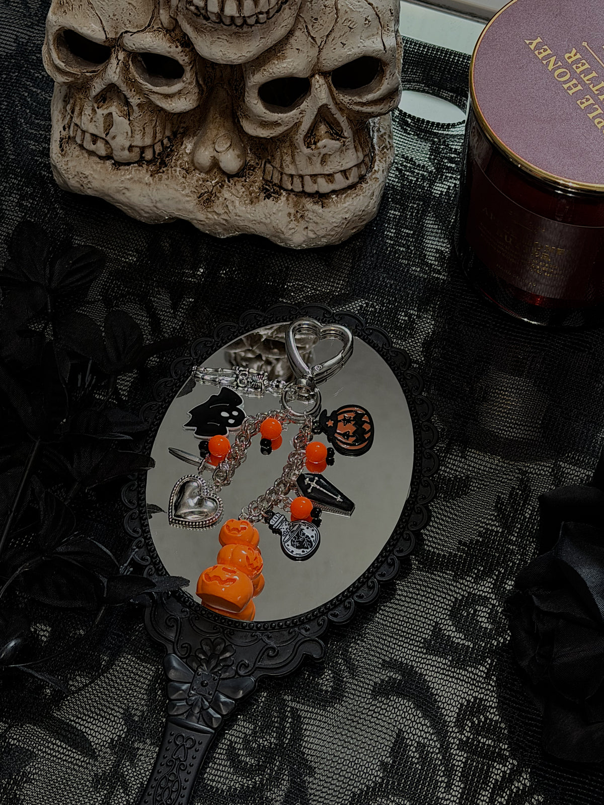 Pumpkin Charm Silver