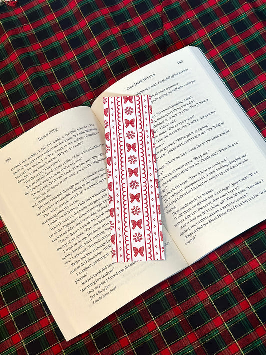 Winter Knit Bookmark