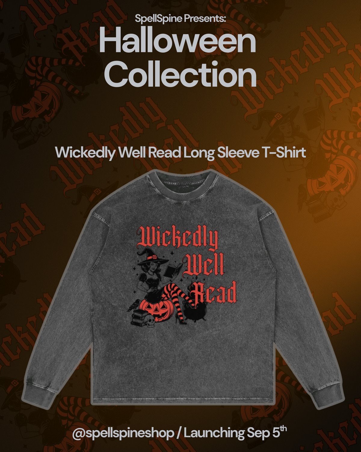 Wickedly Well Read Long Sleeve T-Shirt