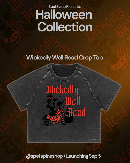 Wickedly Well Read Crop T-Shirt