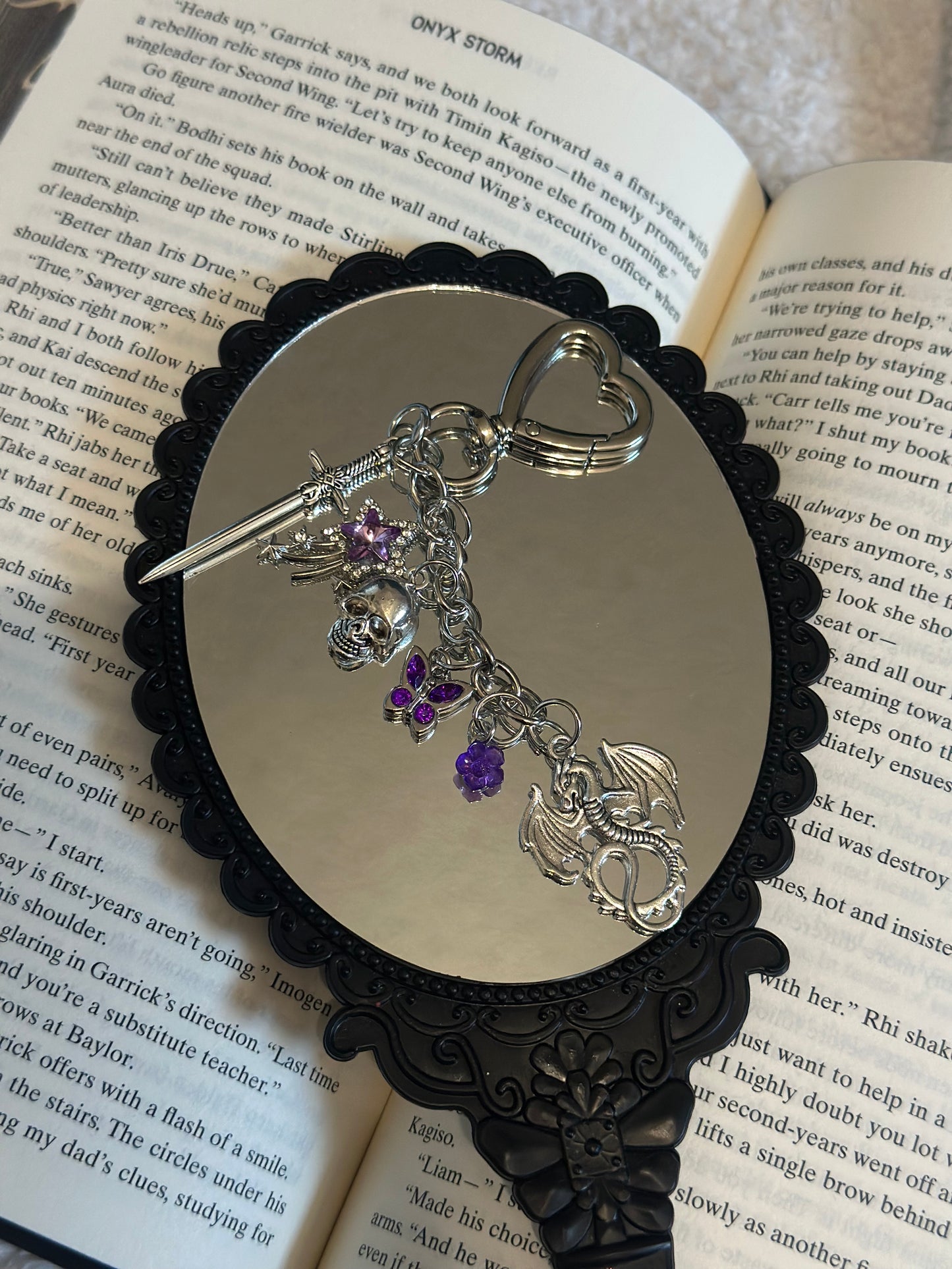 Silver Savior Kindle Charm