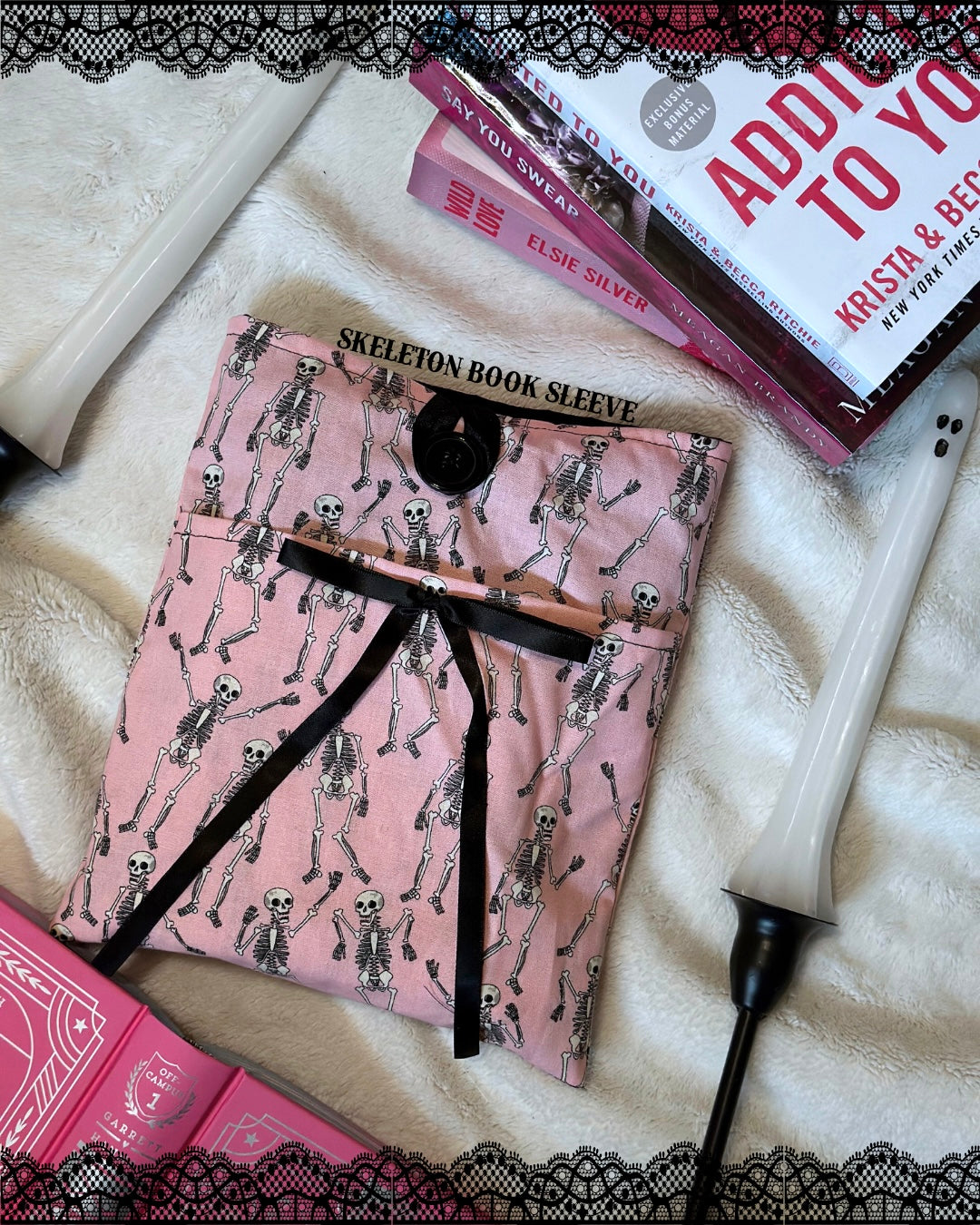 Skeleton Book Sleeve