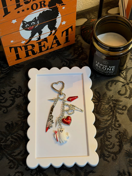 Ghostie Silver Charm