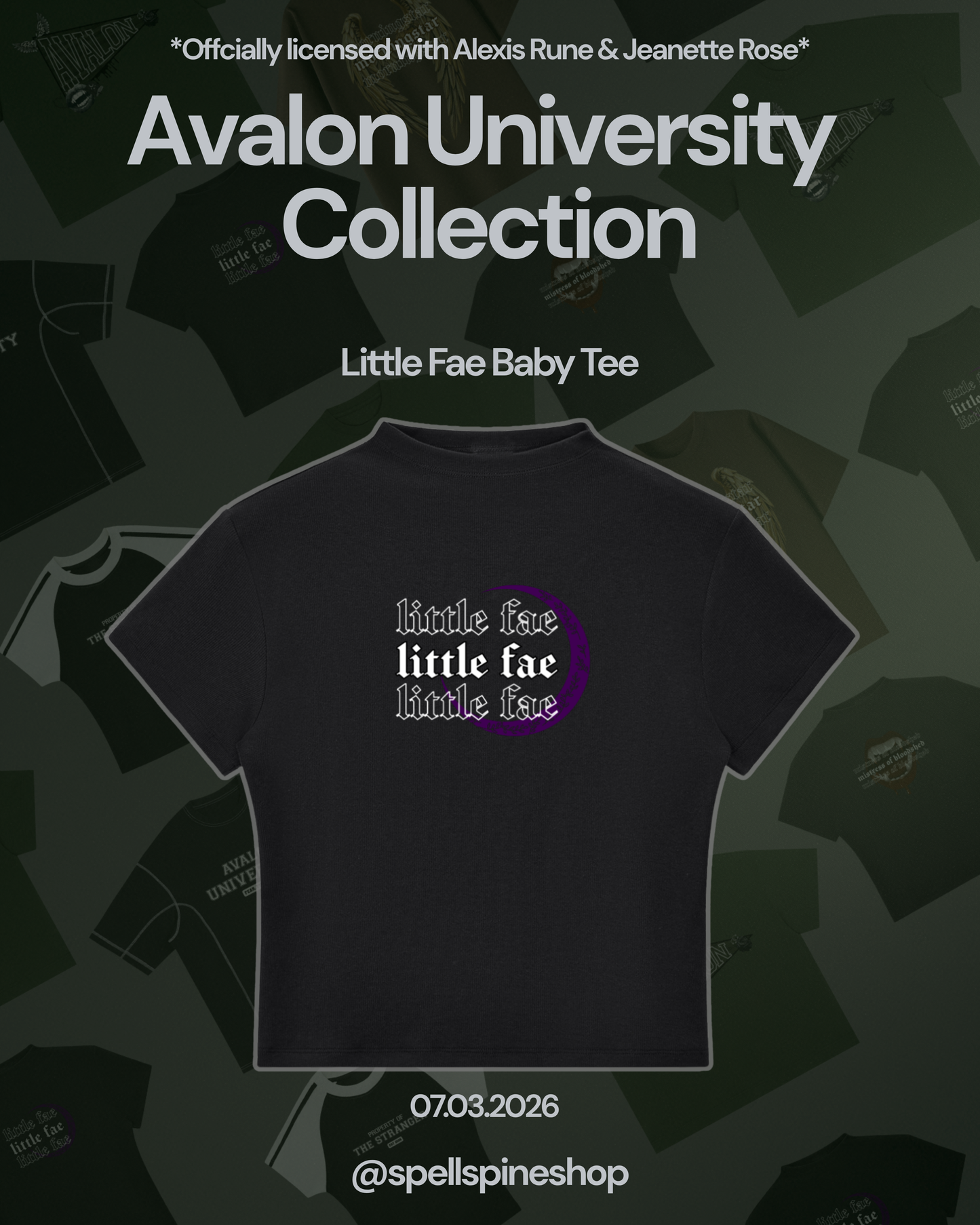 Little Fae Mock Neck T-Shirt