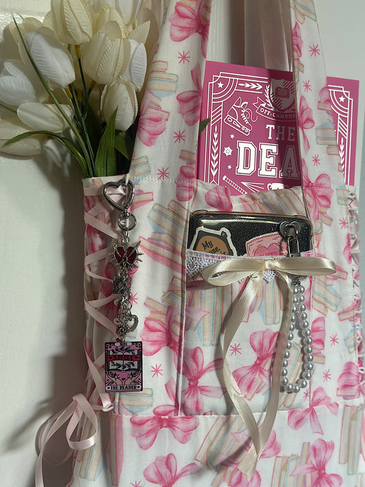 Books & Bows Tote Bag