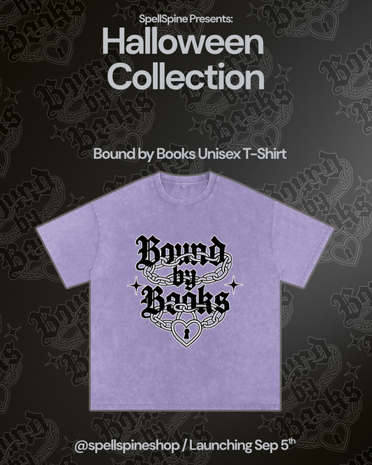 Bound by Books Purple Unisex T-Shirt