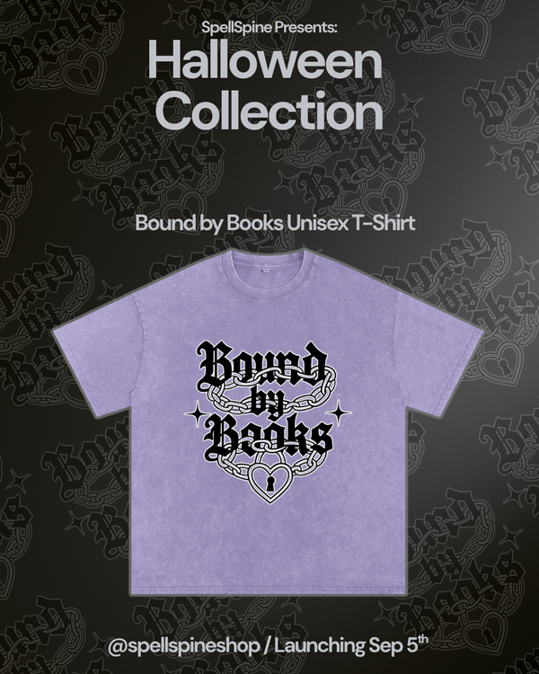 Bound by Books Purple Unisex T-Shirt